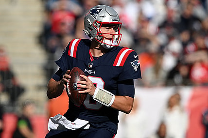 New England Patriots quarterback Mac Jones
