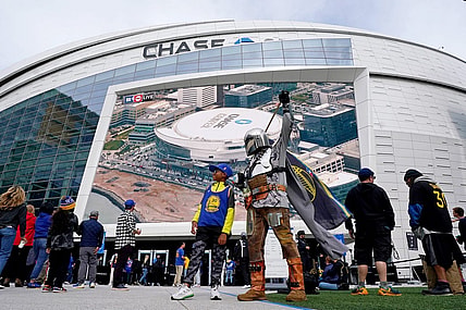 May 26, 2022; San Francisco, California, USA; A general view outside of Chase Center before game five of the 2022 western conference finals between the Golden State Warriors and the Dallas Mavericks. Mandatory Credit: Cary Edmondson-USA TODAY Sports
