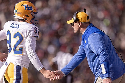 Pittsburgh head football coach Pat Narduzzi at the 89th Tony the Tiger Sun Bowl against UCLA, Friday, Dec. 30, 2022, at the Sun Bowl Stadium in El Paso, Texas.

Ucla V Pitt Sun Bowl