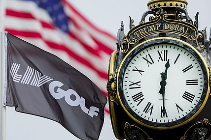 LIV Golf Promotions is down to 20 players ahead of the final round of 36 holes on Sunday. Mandatory Credit: Sam Navarro-USA TODAY Sports