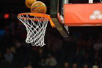 Jan 7, 2024; Phoenix, Arizona, USA;  A general view of basketballs during during warm ups between the Phoenix Suns and the Memphis Grizzlies at Footprint Center. Mandatory Credit: Allan Henry-USA TODAY Sports