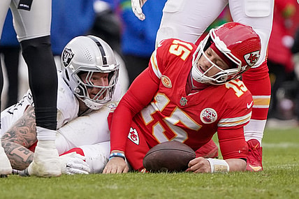 Las Vegas Raiders, Kansas City Chiefs quarterback Patrick Mahomes