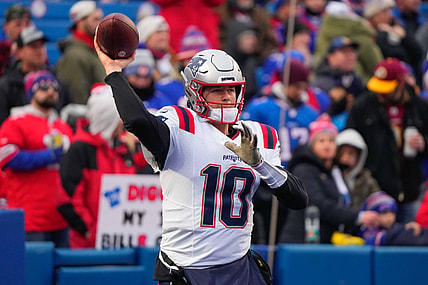 New England Patriots quarterback Mac Jones