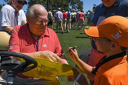 Verne Lundquist The Masters - Practice Round