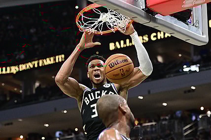 Milwaukee Bucks' Giannis Antetokounmpo