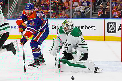 NHL: Stanley Cup Playoffs-Dallas Stars at Edmonton Oilers