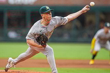 Oakland Athletics pitcher JP Sears