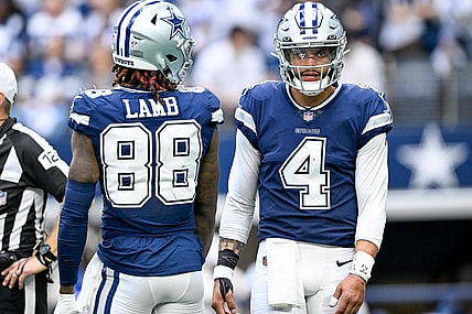 Dallas Cowboys' Dak Prescott, CeeDee Lamb