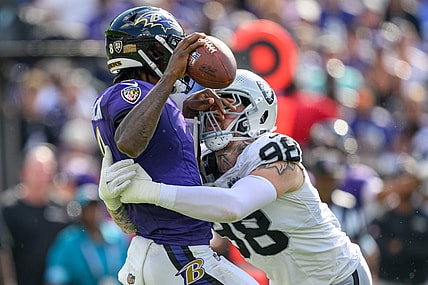 Las Vegas Raiders comeback Baltimore Ravens