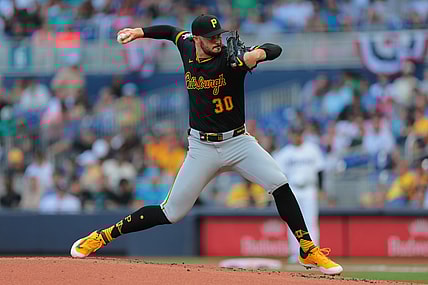 MLB: Pittsburgh Pirates at Miami Marlins, Paul Skenes Livvy Dunne