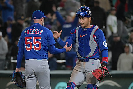 MLB: Chicago Cubs at Athletics