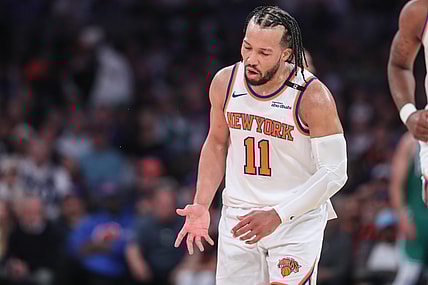 NBA: Playoffs-Boston Celtics at New York Knicks, Jalen Brunson