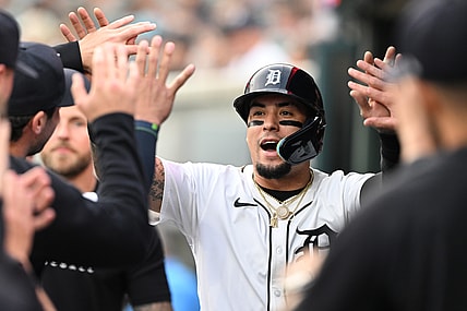 Detroit Tigers outfielder Javier Baez