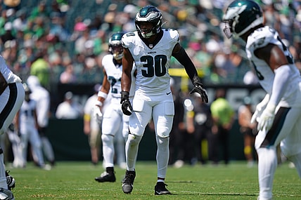 Philadelphia Eagles linebacker Jihaad Campbell