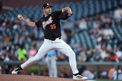 San Francisco Giants pitcher Justin Verlander