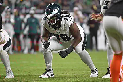 Philadelphia Eagles offensive lineman Kenyon Green