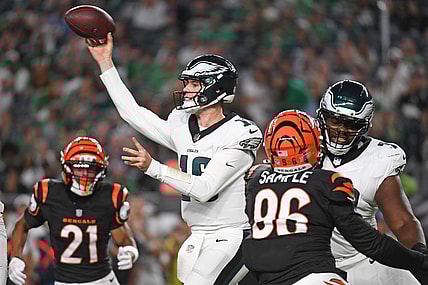 Philadelphia Eagles quarterback Tanner McKee