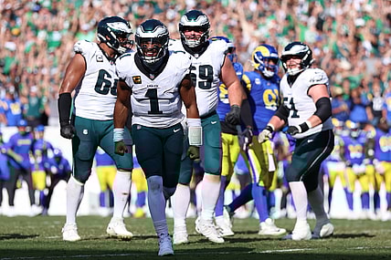 Philadelphia Eagles quarterback Jalen Hurts