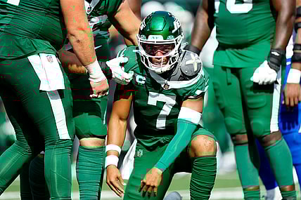 New York Jets quarterback Justin Fields