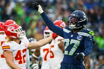 Seattle Seahawks cornerback Riq Woolen