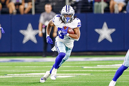 Dallas Cowboys running back Jaydon Blue
