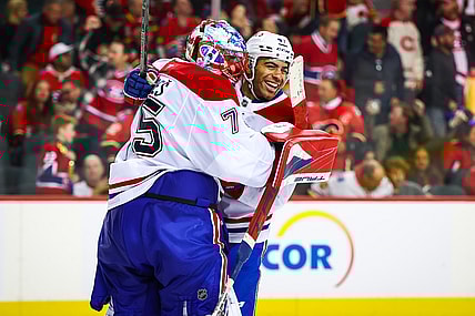 NHL: Montreal Canadiens at Calgary Flames