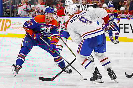 NHL: Montreal Canadiens at Edmonton Oilers