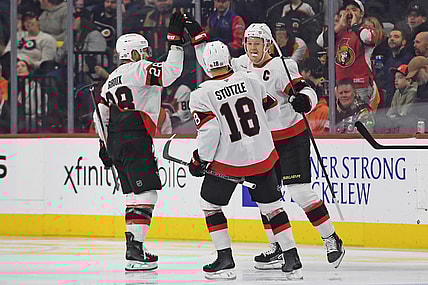 NHL: Ottawa Senators at Philadelphia Flyers