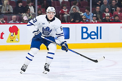 NHL: Easton Cowan, Toronto Maple Leafs rookie