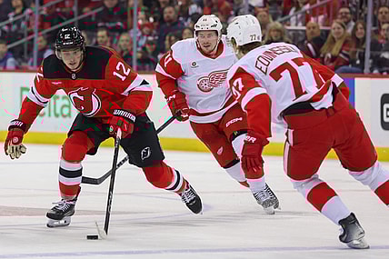 NHL: Detroit Red Wings at New Jersey Devils