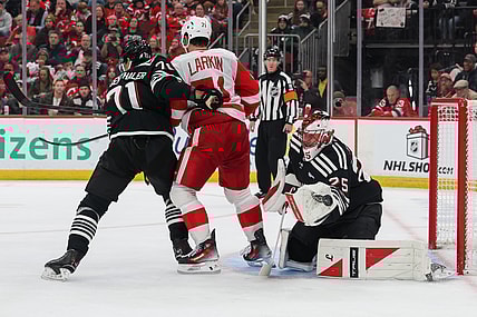 NHL: Detroit Red Wings at New Jersey Devils