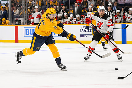 NHL: New Jersey Devils at Nashville Predators