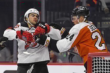 NHL: New Jersey Devils at Philadelphia Flyers