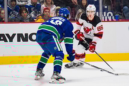 NHL: New Jersey Devils at Vancouver Canucks