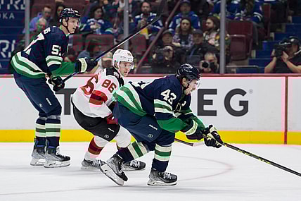 NHL: New Jersey Devils at Vancouver Canucks