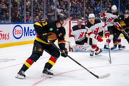 NHL: New Jersey Devils at Vancouver Canucks