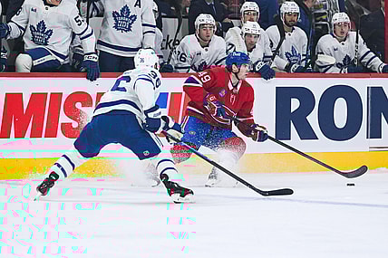 NHL: Preseason-Toronto Maple Leafs at Montreal Canadiens, jared davidson