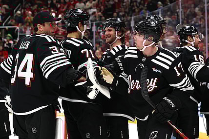 NHL: St. Louis Blues at New Jersey Devils