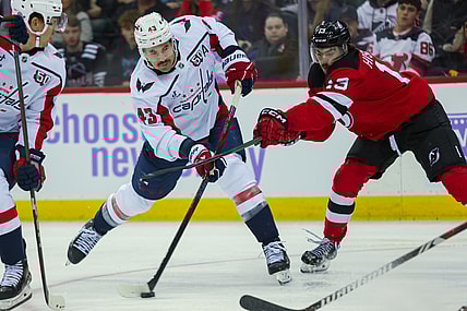NHL: Washington Capitals at New Jersey Devils