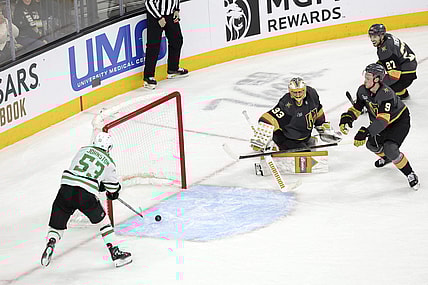 Wyatt Johnston, Jack Eichel, Shea Theodore, Adin Hill, Vegas Golden Knights, Dallas Stars