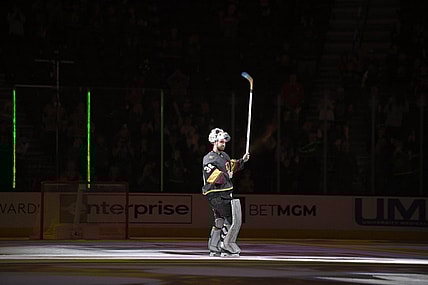 Logan Thompson Vegas Golden Knights (Photo- Vegas Golden Knights via Twitter)