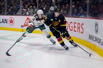NHL: Minnesota Wild at Vancouver Canucks
