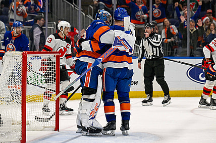 NHL: New Jersey Devils at New York Islanders