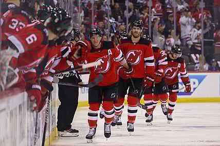 NHL: Stanley Cup Playoffs-New York Rangers at New Jersey Devils