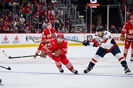 NHL: Washington Capitals at Detroit Red Wings