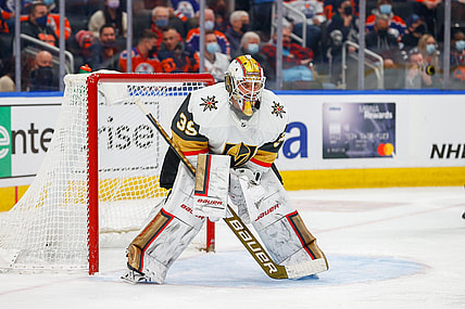 Laurent Brossoit Vegas Golden Knights (Photo- Vegas Golden Knights via Twitter)