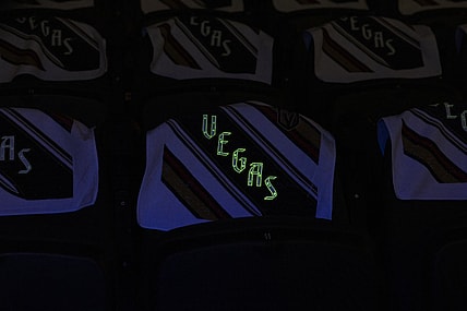 Vegas Golden Knights glow in the dark rally towel (Photo- Vegas Golden Knights via Twitter)