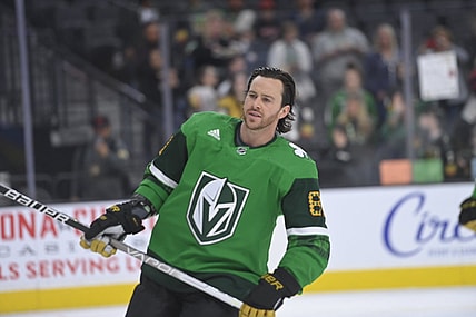 Jonathan Marchessault St. Patrick's Day jerseys (Photo- Vegas Golden Knights via Twitter)