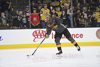 Keegan Kolesar Vegas Golden Knights Organ Donor Jersey (Photo- Vegas Golden Knights via Twitter)