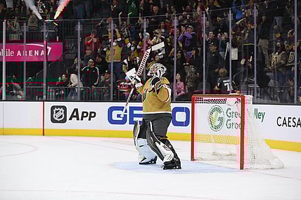 Robin Lehner Vegas Golden Knights (Photo- Vegas Golden Knights via Twitter)